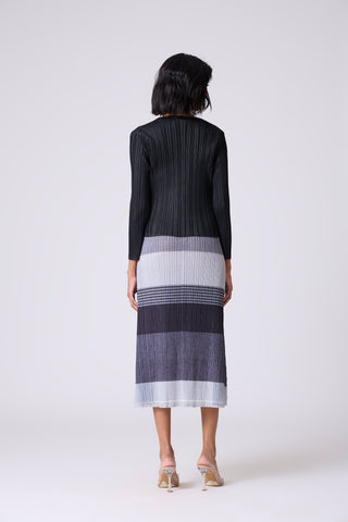 Kasey Overlay Dress - Monochrome