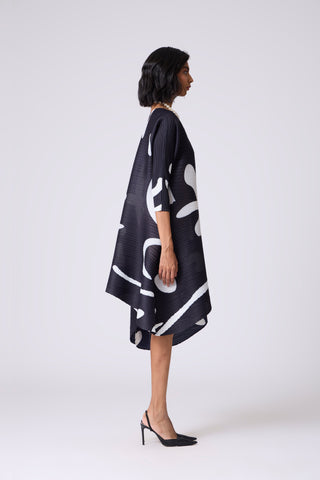 Brooklyn Print Tunic - Black