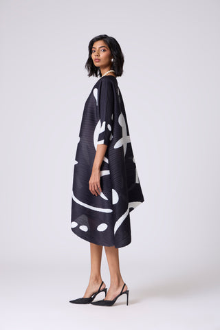 Brooklyn Print Tunic - Black