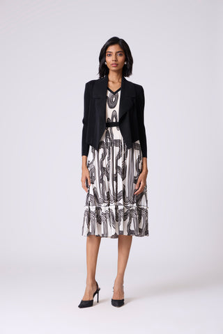Cecillia Overlay Dress - Black