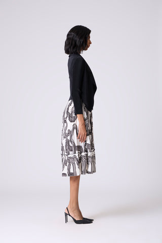 Cecillia Overlay Dress - Black