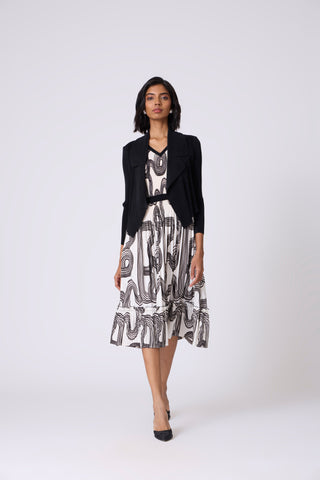 Cecillia Overlay Dress - Black
