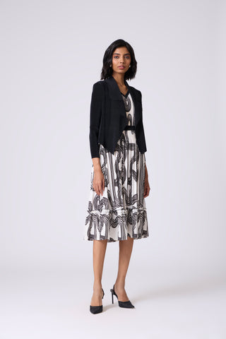 Cecillia Overlay Dress - Black