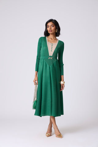 Ingrid Dress - Green