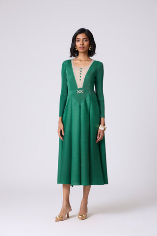 Ingrid Dress - Green