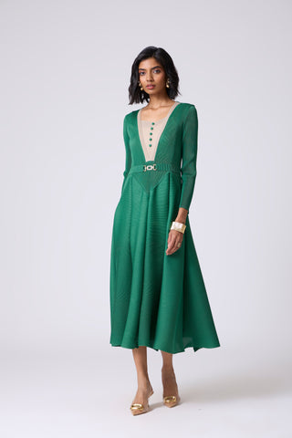 Ingrid Dress - Green
