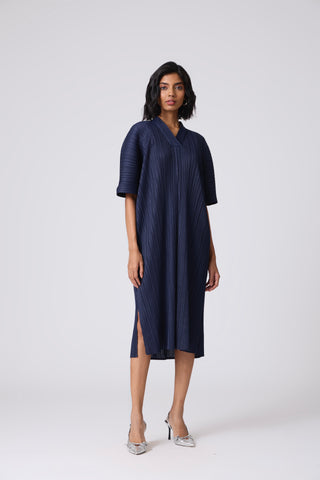 Anya Shift Dress - Navy