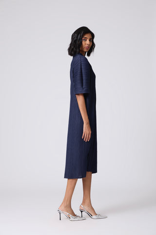 Anya Shift Dress - Navy