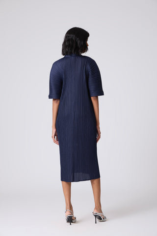 Anya Shift Dress - Navy