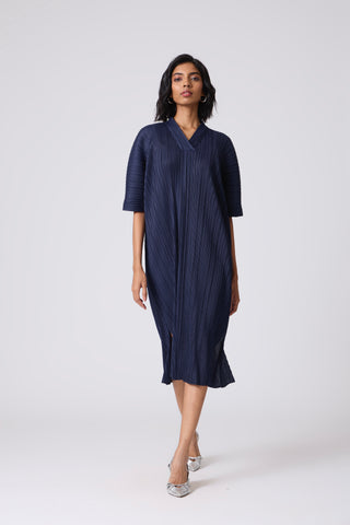 Anya Shift Dress - Navy
