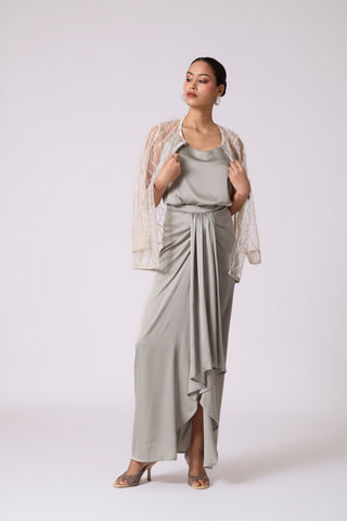 Veronica Set - Ivory & Sage