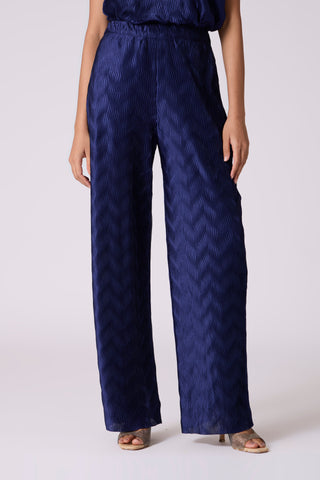 Vanessa Satin Pants - Midnight Navy