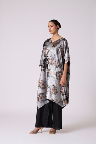 Sera Tunic Set - Metallic Black