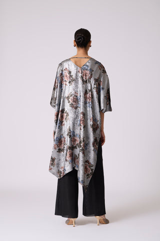 Sera Tunic Set - Metallic Black