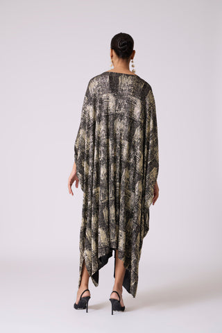 Valenza Dress - Black & Gold
