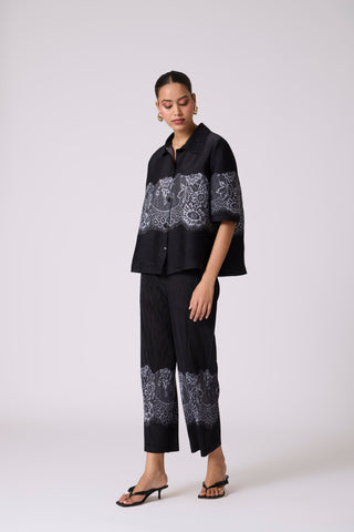 Elisa Shirt Set - Black