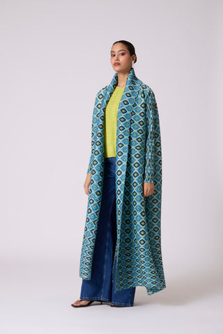 Mirel Print Overlay - Blue & Green