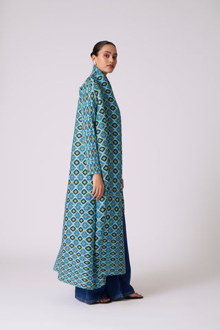 Mirel Print Overlay - Blue & Green