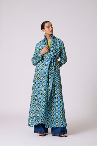 Mirel Print Overlay - Blue & Green