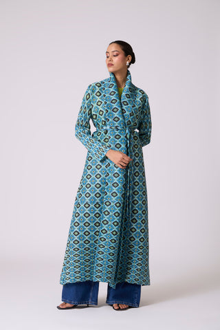 Mirel Print Overlay - Blue & Green