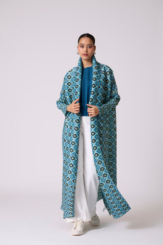 Mirel Print Overlay - Blue & Green