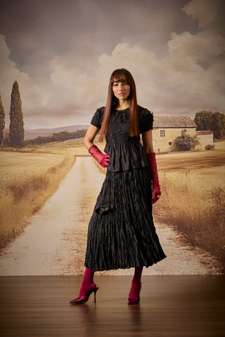 Jade Skirt Set - Black