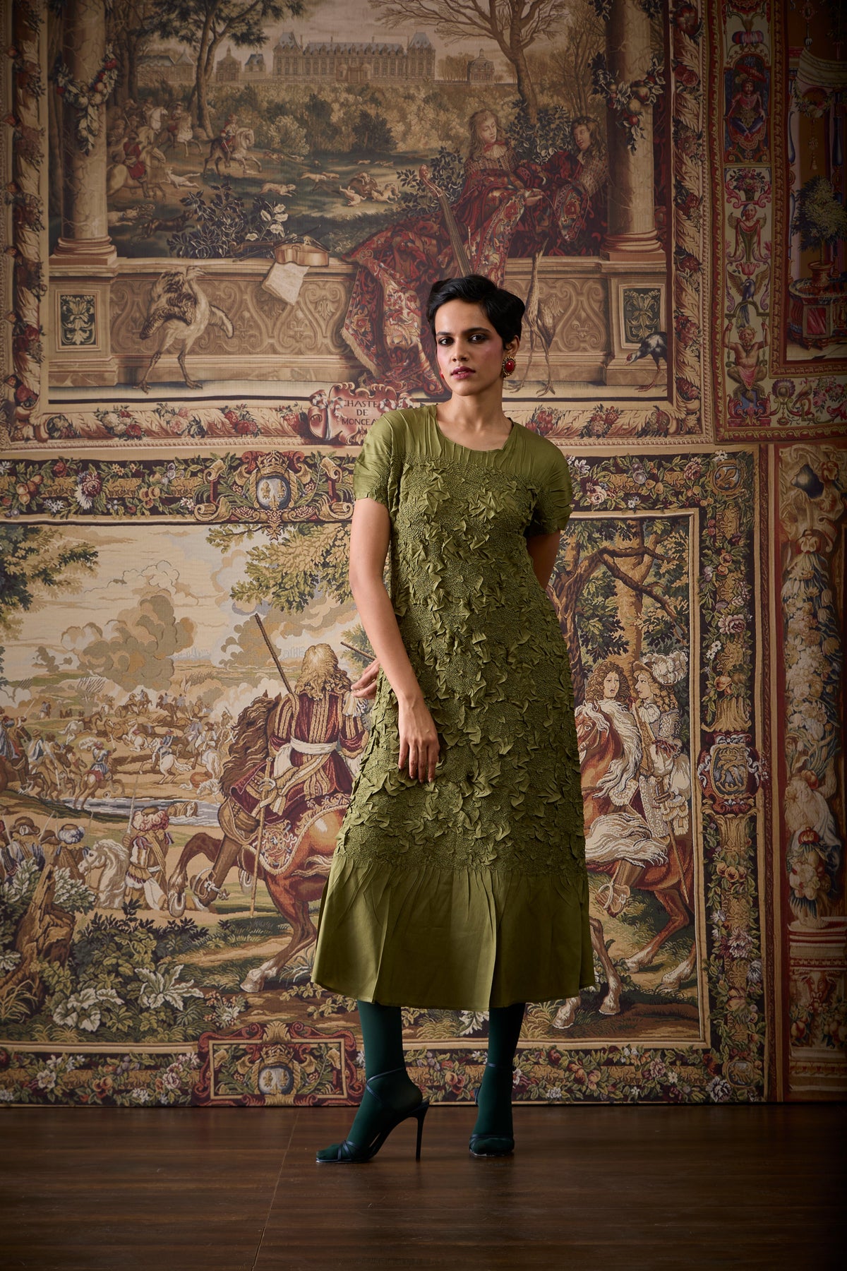 Jade Dress - Olive