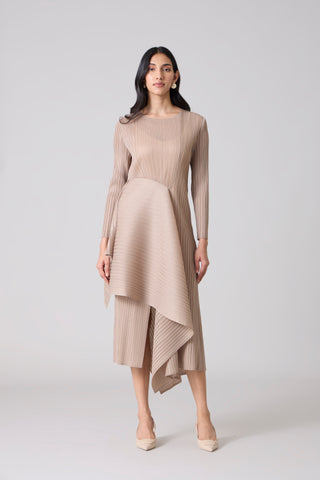 Velora Dress - Sand Beige