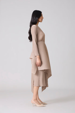 Velora Dress - Sand Beige