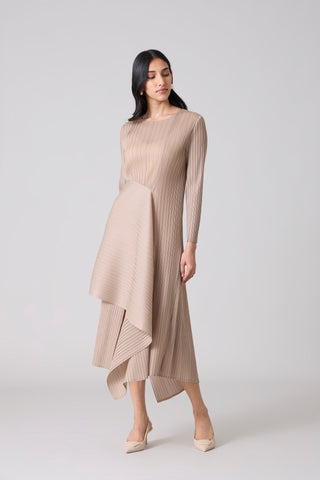 Velora Dress - Sand Beige