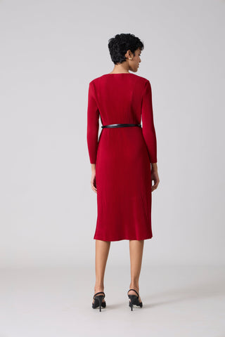 Rivera Dress - Deep Red