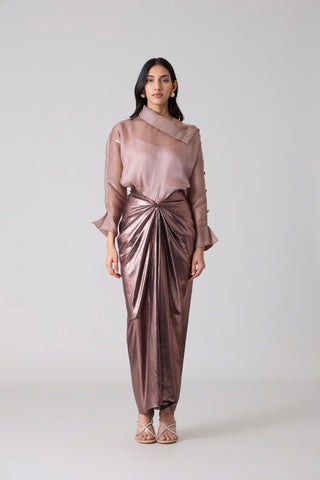 Antonia Metallic Set - Rose