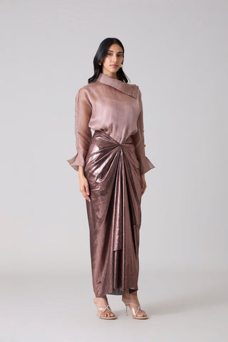 Antonia Metallic Set - Rose