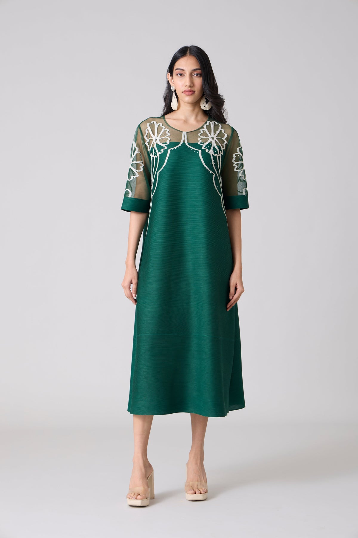 Lilyana Dress - Dark Green