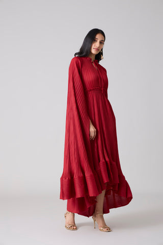 Tasmina Dress - Dark Red