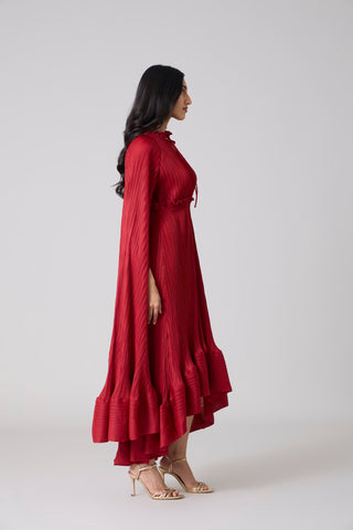 Tasmina Dress - Dark Red