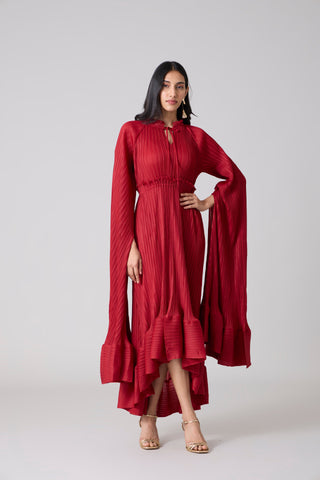 Tasmina Dress - Dark Red