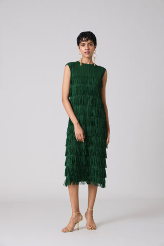 Gisa Dress - Dark Green