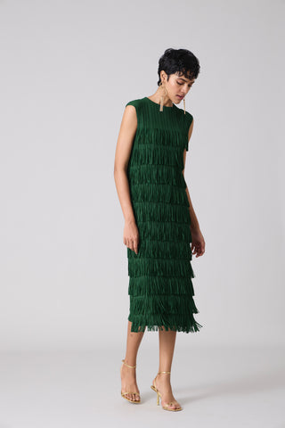 Gisa Dress - Dark Green