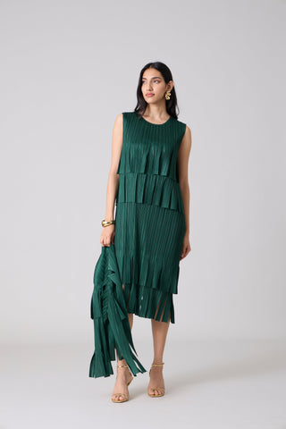 Angelika Dress - Dark Green