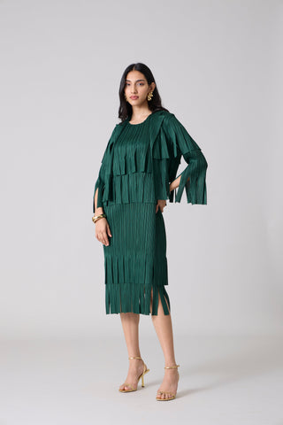 Angelika Dress - Dark Green