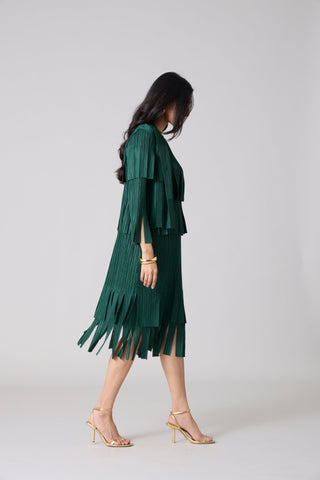 Angelika Dress - Dark Green