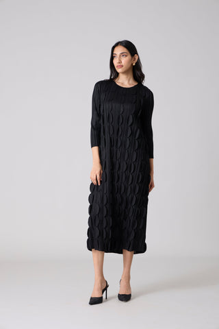 Raven Midi Dress - Black