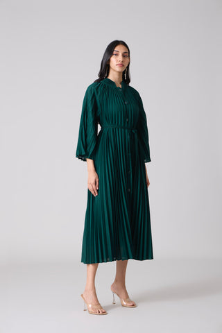 Erica Midi Dress - Teal