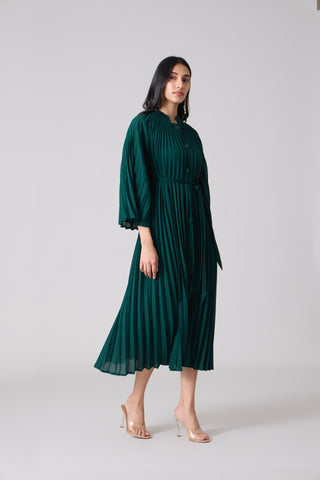 Erica Midi Dress - Teal