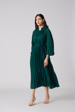 Erica Midi Dress - Teal