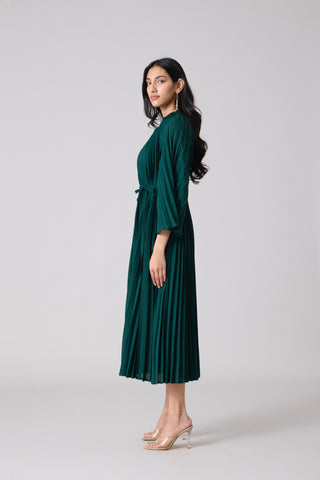 Erica Midi Dress - Teal