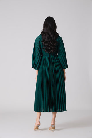 Erica Midi Dress - Teal