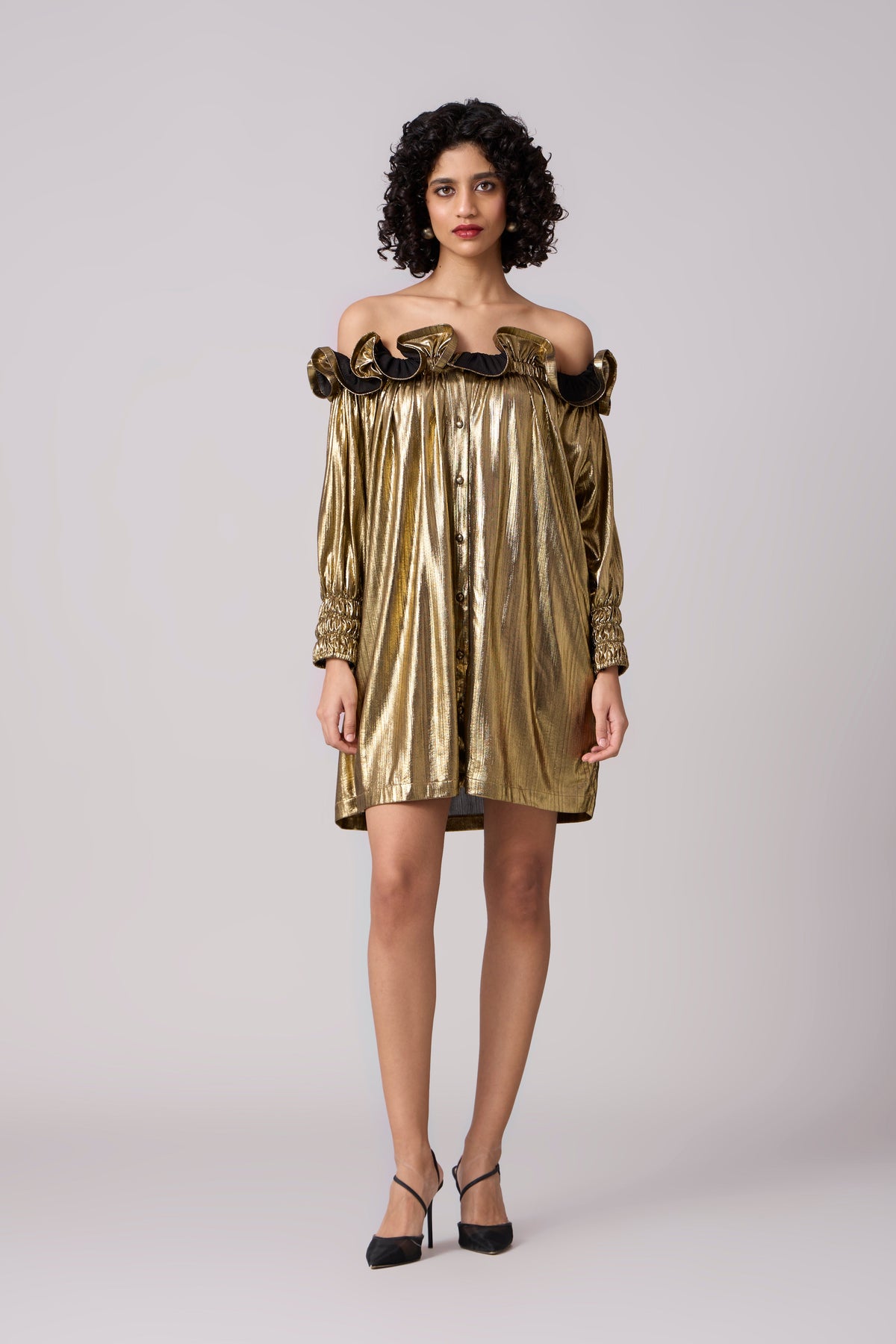 Gia Metallic Dress