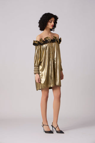 Gia Metallic Dress